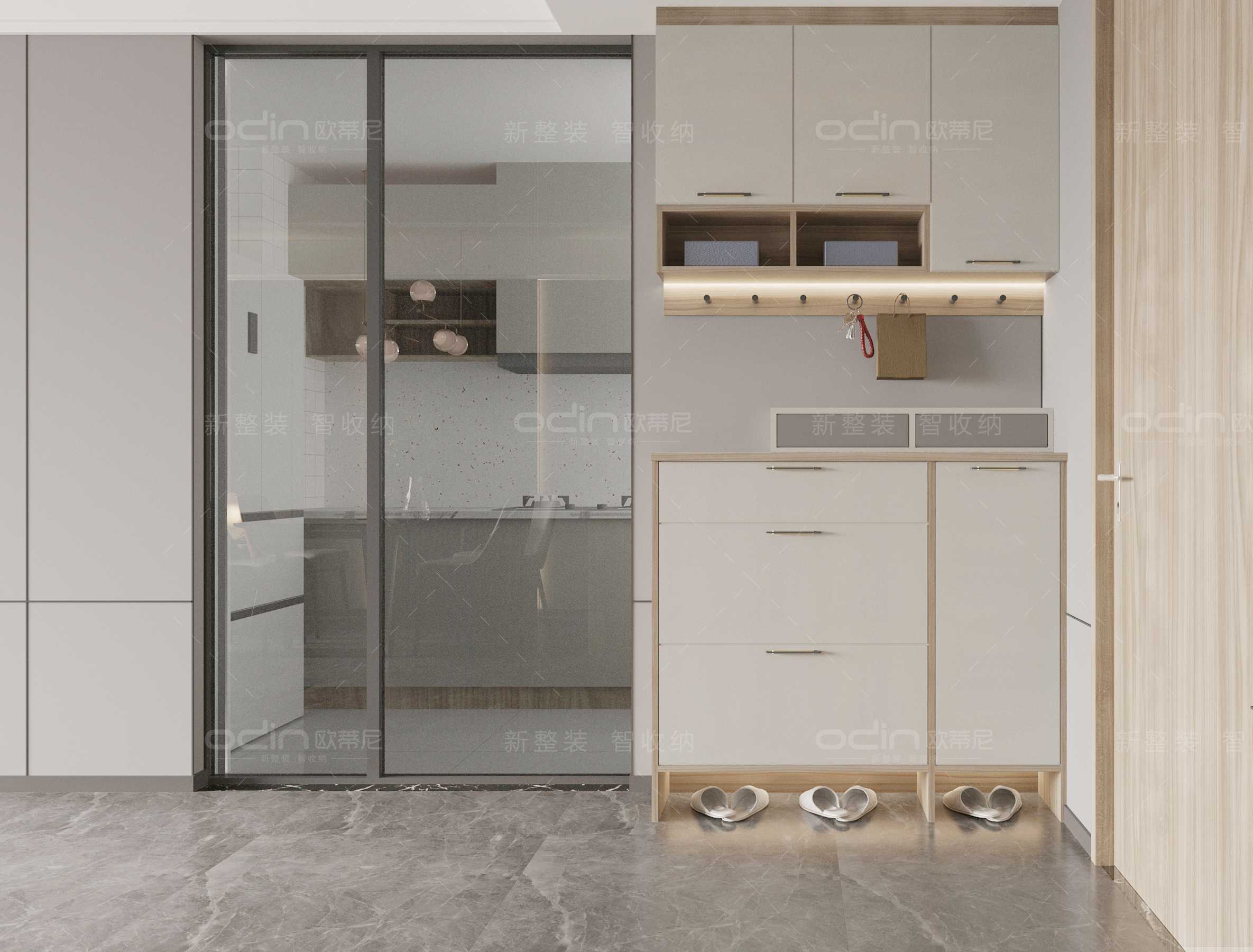 寇時(shí)尚現(xiàn)代裝修風(fēng)格全屋定制入戶柜6