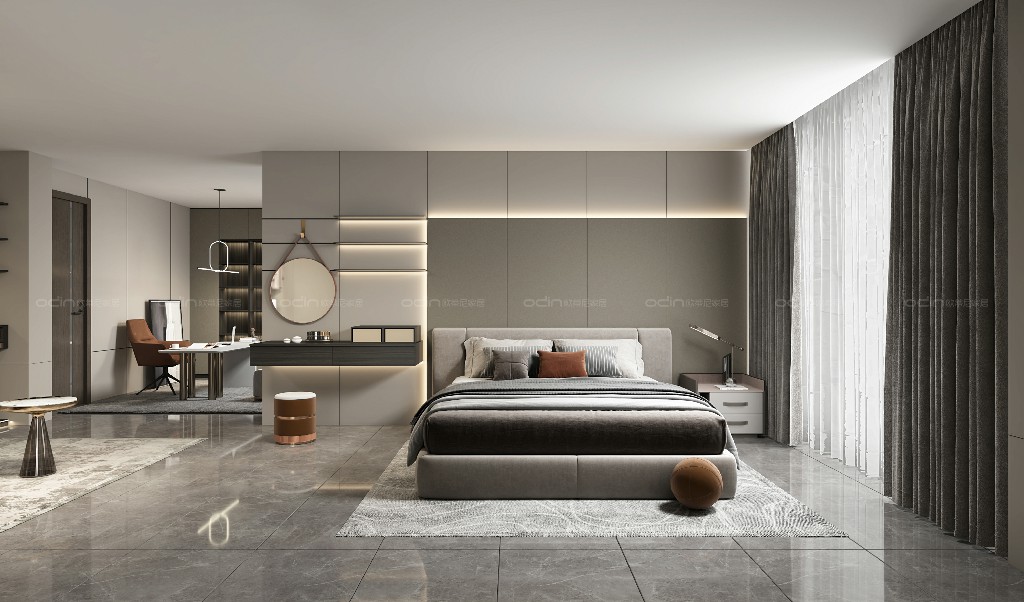 凡德羅輕奢極簡風(fēng)格裝修效果圖1