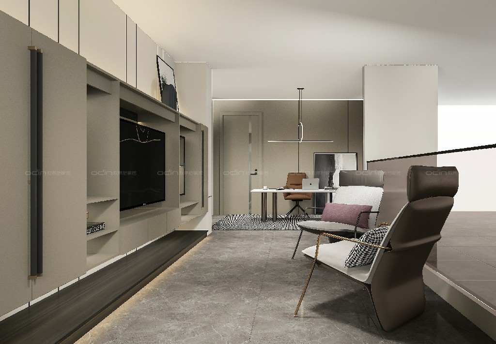 凡德羅輕奢極簡風(fēng)格裝修效果圖4